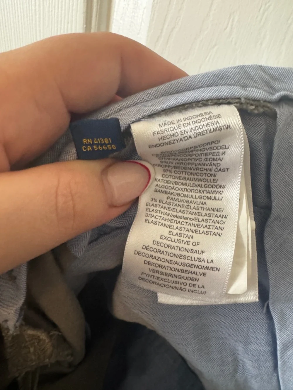 Polo Ralph Lauren Stretch Slim Fit Chino Pants